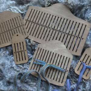 Wooden Weaving Heddles 4mm Birch  3 sizes.